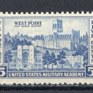 Scott# 789 "ARMY - WEST POINT" MNH SINGLE, NICELY CENTERED