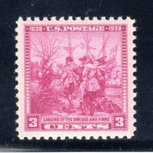 Scott# 836 "SWEDES & FINNS" MNH SINGLE, NICELY CENTERED