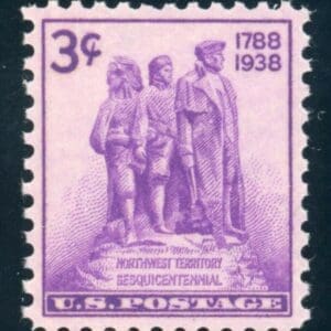 Scott# 837 "NORTHWEST TERRITORY" MNH SINGLE, NICELY CENTERED