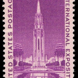 Scott# 852 "GOLDEN GATE EXPO" MNH SINGLE, NICELY CENTERED