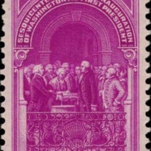 Scott# 854 WASHINGTON'S INAUGURATION MNH SINGLE, NICELY CENTERED
