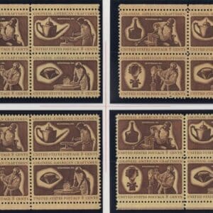 Scott# 1456-59 "BICENTENNIAL" MNH MATCHED PLATE BLOCKS (4) SET P# 33589