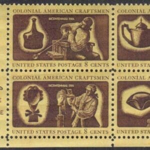 Scott# 1456-59 "AMERICAN BICENTENNIAL ISSUE" ZIP BLOCK (4) MNH