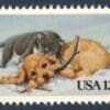 Scott# 2025 "KITTEN & PUPPY" MNH SINGLE, NICELY CENTERED