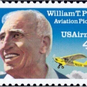 Scott# C129 "WILLIAM T PIPER-AVIATOR" MNH SINGLE, NICELY CENTERED