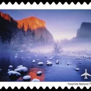 Scott# C141 "YOSEMITE NATIONAL PARK" MNH SINGLE, NICELY CENTERED