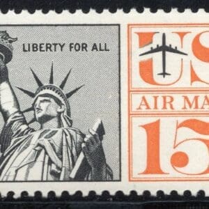 Scott# C63 "STATUE of LIBERTY" MNH SINGLE, NICELY CENTERED