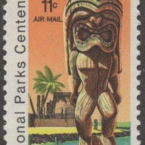 Scott# C84 "NATIONAL PARKS - Kii STATUE" MNH, NICELY CENTERED