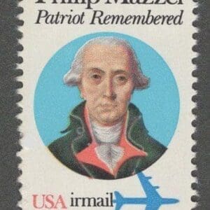 Scott# C98A "PHILIP MAZZEI- PATRIOT" MNH PERF 1050x11.25 VARIETY