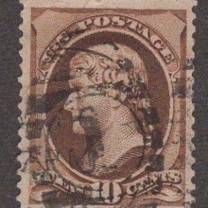 Scott# 150 "JEFFERSON" NAT'L BANKNOTE, CDS LOCAL CANCEL