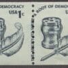 Scott# 1811 "INKWELL - AMERICANA" MNH COIL STRIP (4) MISPERF EFO
