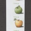 Scott# 4727-30b "APPLES" NO DIE CUT PLATE # VERTICAL STRIP (4) MNH