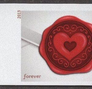 Scott# 4741a "LOVE - ENVELOPE and SEAL" NO DIE CUT SINGLE, MNH