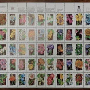 Scott# 2647-96 "WILDFLOWERS" INTACT SHEET (50) MNH SHIPPED FLAT
