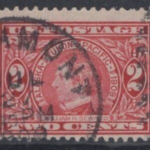 Scott# 370 "ALASKA-YUKON-PACIFIC EXPOSITION" LARCHMONT, N.Y. CDS