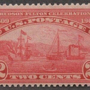 Scott# 372 "HUDSON FULTON" MNH, VERY NICELY CENTERED