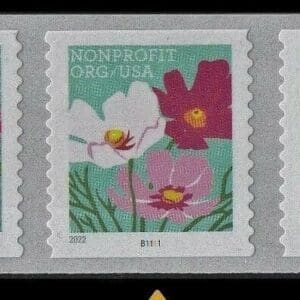 Scott# 5664-65 "BUTTERFLY GARDEN FLOWERS" MNH PNC5 P#B1111