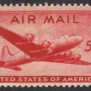 Scott# C32 "DC-4 SKYMASTER" MNH, NICELY CENTERED