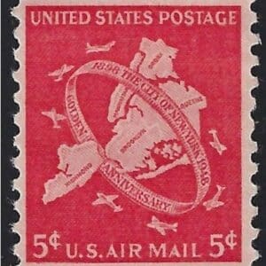 Scott# C38 "1948 NEW YORK JUBILEE" MNH SINGLE, NICELY CENTERED