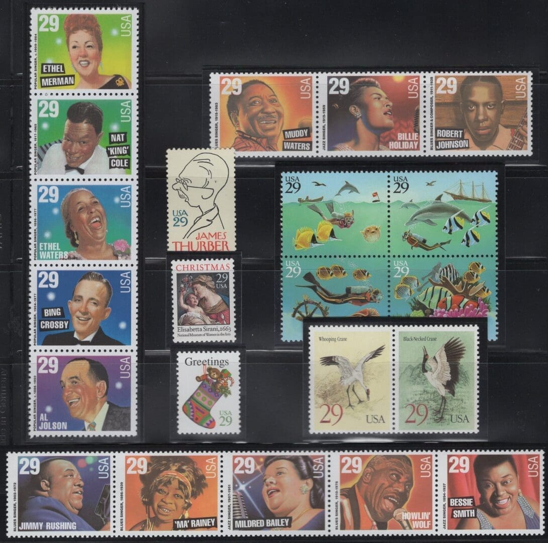 1994 COMMEMORATIVES YEAR SET (97) ISSUES, MNH, NICELY CENTERED - Image 3