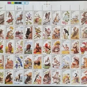 Scott# 2286-2335 "AMERICAN WILDLIFE" MNH INTACT SHEET (50) MNH