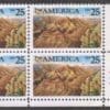 Scott# 2512 "AMERICA-GRAND CANYON ARIZONA" PLATE BLOCK (4) MINT