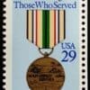 Scott# 2552 "DESERT STORM MEDAL" MNH BOOKLET SINGLE, NICELY CENTERED