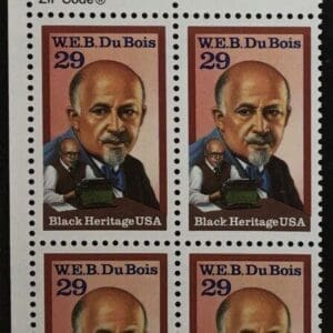 Scott# 2617 "W E B Du BOIS - WRITER" MNH ZIP BLOCK (4)