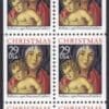 Scott# 2710a "MADONNA" UNFOLDED BOOKLET PANE (10) WITH PLATE # MNH