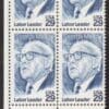 Scott# 2848 "GEORGE MEANY - LABOR LEADER" MNH PLATE BLOCK (4)