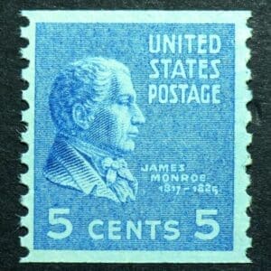 Scott# 845 "MONROE-PRESIDENTIAL SERIES" COIL SINGLE, MNH