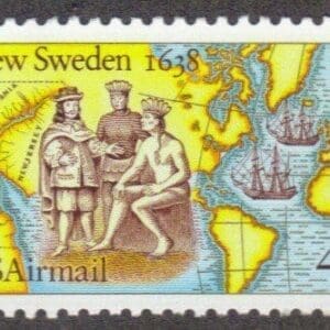 Scott# C117 NEW SWEDEN-350 YEAR ANNIVERSARY MNH, NICELY CENTERED