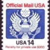 Scott# O129A "OFFICIAL MAIL" MNH SINGLE, NICELY CENTERED