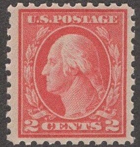 Scott# 425 "WASHINGTON" MNH SLWMK, PERF 10, NICELY CENTERED