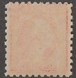 Alternative view of Scott# 425 "WASHINGTON" MNH SLWMK, PERF 10, NICELY CENTERED