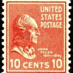 Scott# 815 "JOHN TYLER" MNH "PRIXIE" SINGLE, NICELY CENTERED