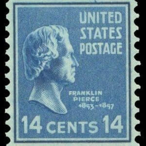 Scott# 819 "FRANKLIN PIERCE" MNH PRIXIE" SINGLE, NICELY CENTERED