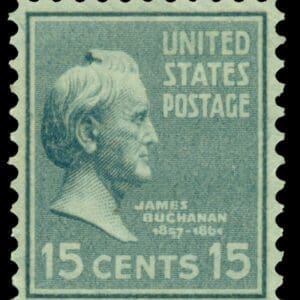 Scott# 820 "JAMES BUCHANAN" MNH PRIXIE SINGLE, NICELY CENTERED