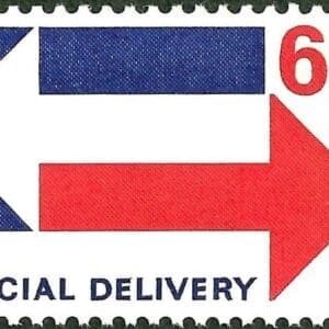 Scott# E23 "SPECIAL DELIVERY-ARROWS" MINT, NICELY CENTERED