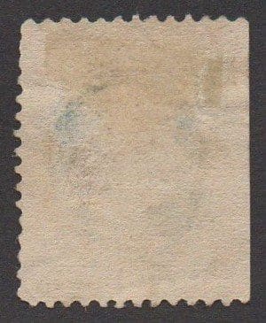 Scott# 206 "FRANKLIN" MINT NO GUM MARGIN SINGLE - Image 2
