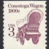 Scott# 2252A "CONESTOGA WAGON" SHINY/WET VARIETY MNH COIL SINGLE