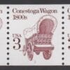 Scott# 2252a "CONESTOGA WAGON" MNH C PRESS DRY GUM PNC5 P#3