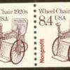 Scott# 2256 "WHEEL CHAIR" TRANSPORTATION SERIES MNH COIL PAIR
