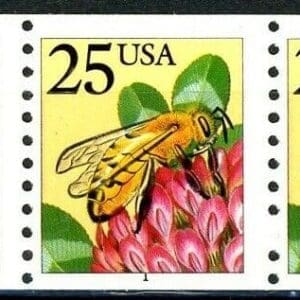 Scott# 2281 "HONEY BEE" MNH PNC5, PLATE #1, NICELY CENTERED