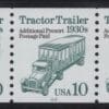Scott# 2458 "TRACTOR TRAILER" TRANSPORTATION SERIES PNC3, PLATE# 22