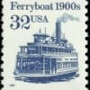 Scott# 2466 "FERRYBOAT" TRANSPORTATION SERIES MNH COIL SINGLE