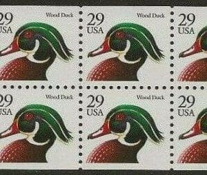 Scott# 2484 (BK174) "WOOD DUCK" INTACT BOOKLET (20) PLATE# 2222