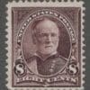 Scott# 257 "SHERMAN" MINT, BUREAU ISSUE, NO WATERMARK, NICELY CENTERED