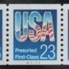 Scott# 2606 "USA & FLAG" MNH FIRST CLASS PNC3, PLATE# A1111