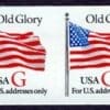 Scott# 2892 RED "G" RATE, MNH ROULETTED COIL PAIR, NICELY CENTERED
